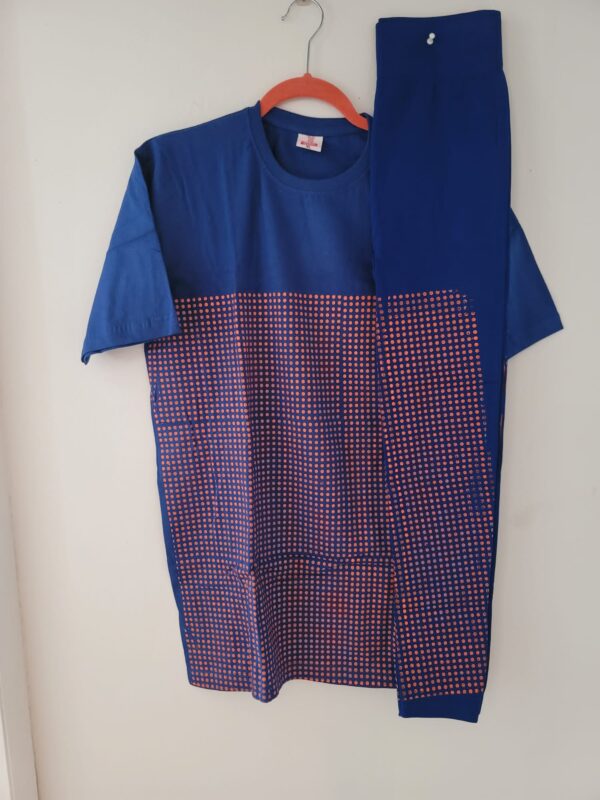 Batik Designed Sweatpants and Shirt