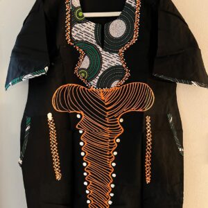 Short African Print Dress